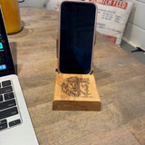 Birch cell phone holder