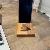 Birch cell phone holder