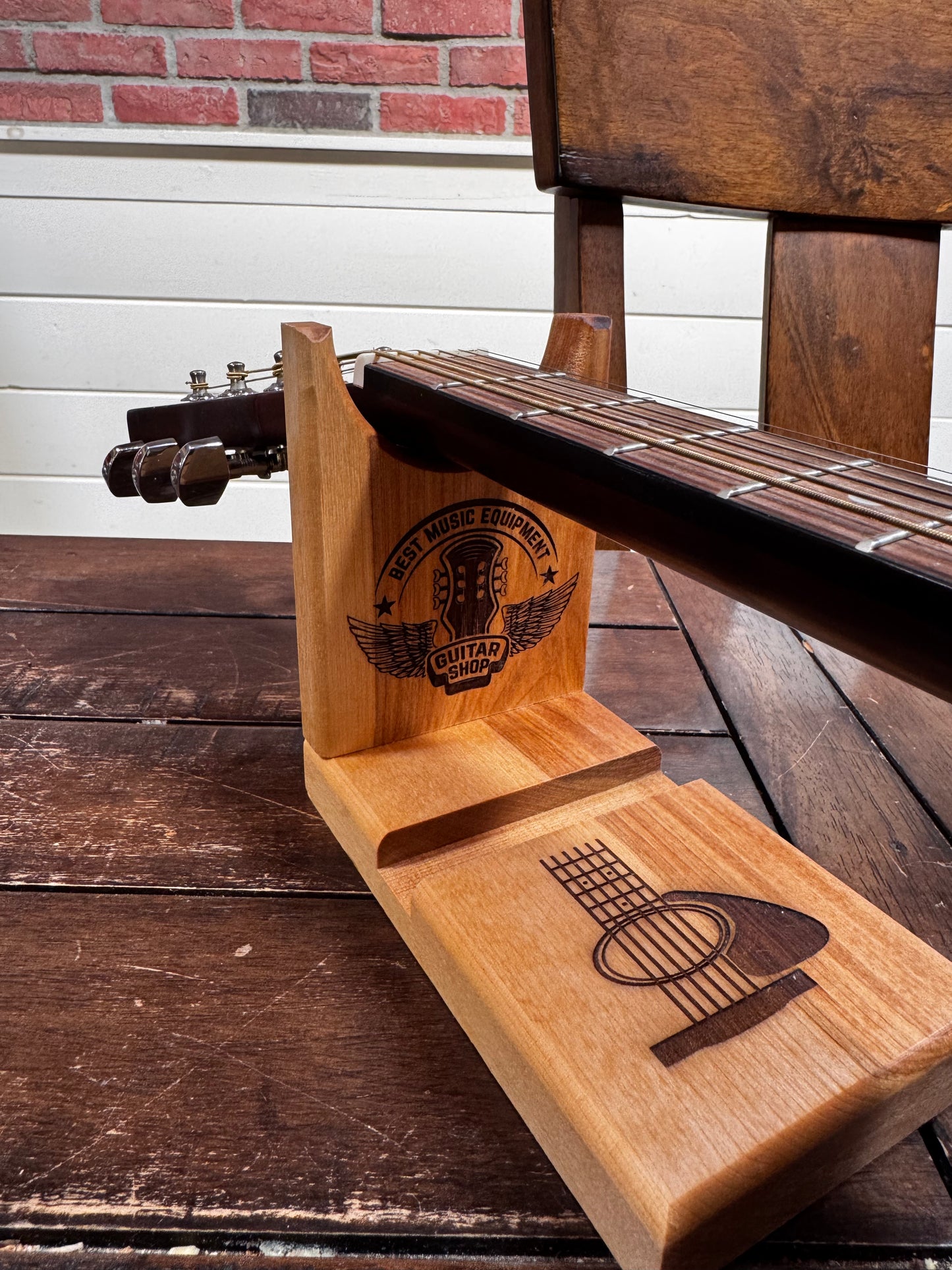 Birch cell phone stand