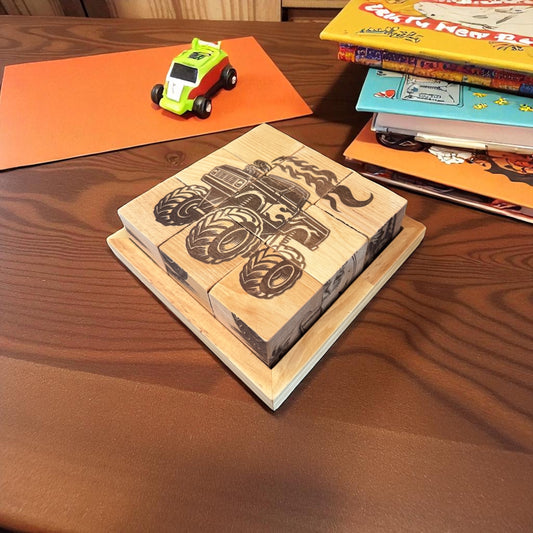Pop's Blocks Monster trucks