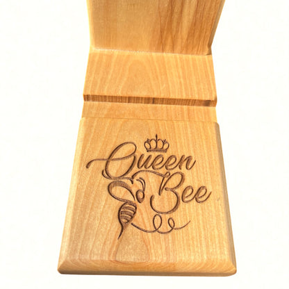 Birch cell phone holder