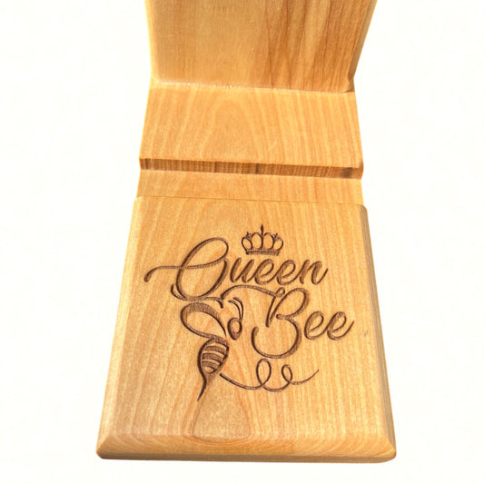 Birch cell phone holder