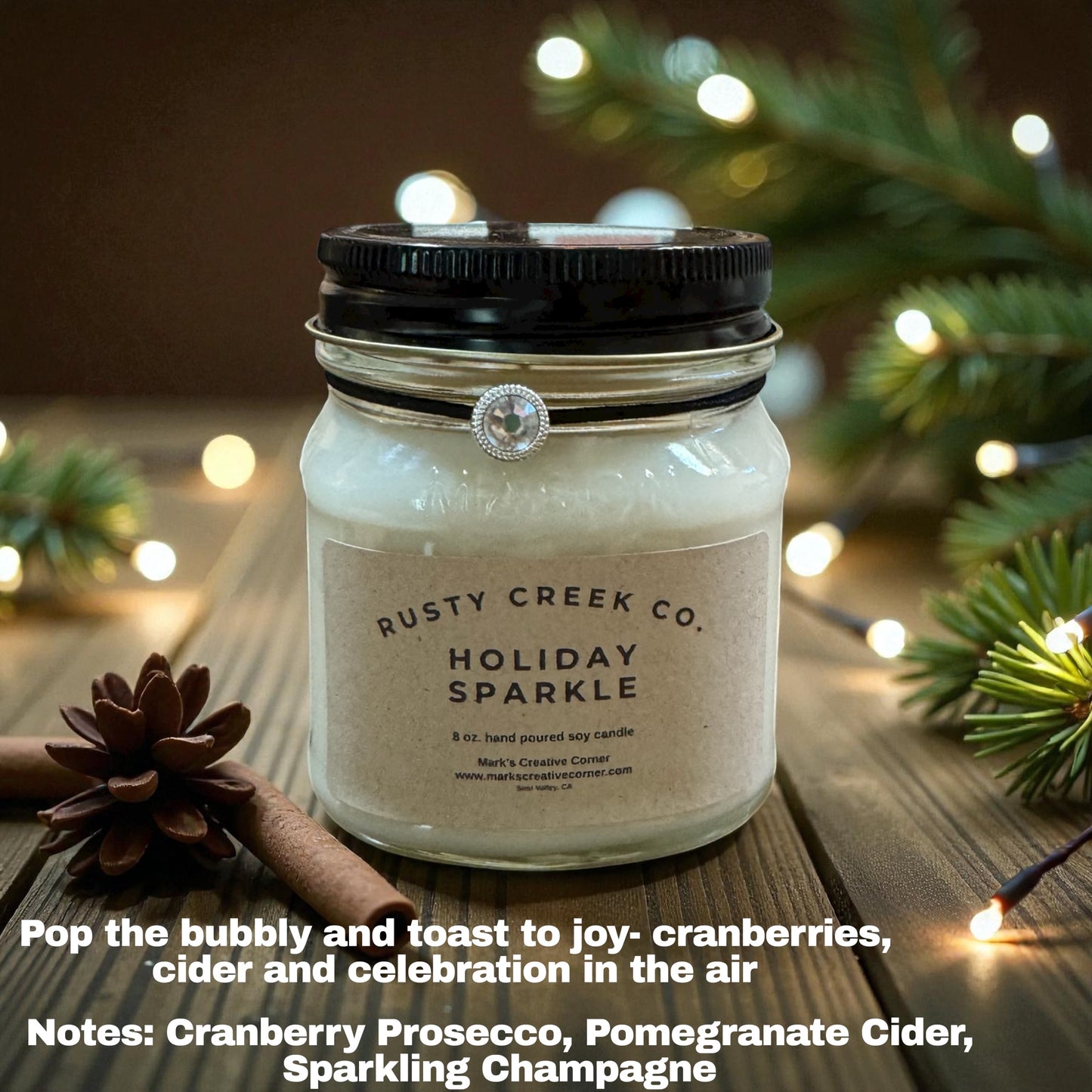 Rusty Creek Co. Christmas Candles